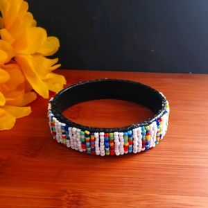 1PC Beautiful Kenyan Beaded Leather Bracelet